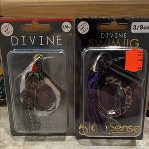 Swim Jig Fishing Lure - Olive/Black